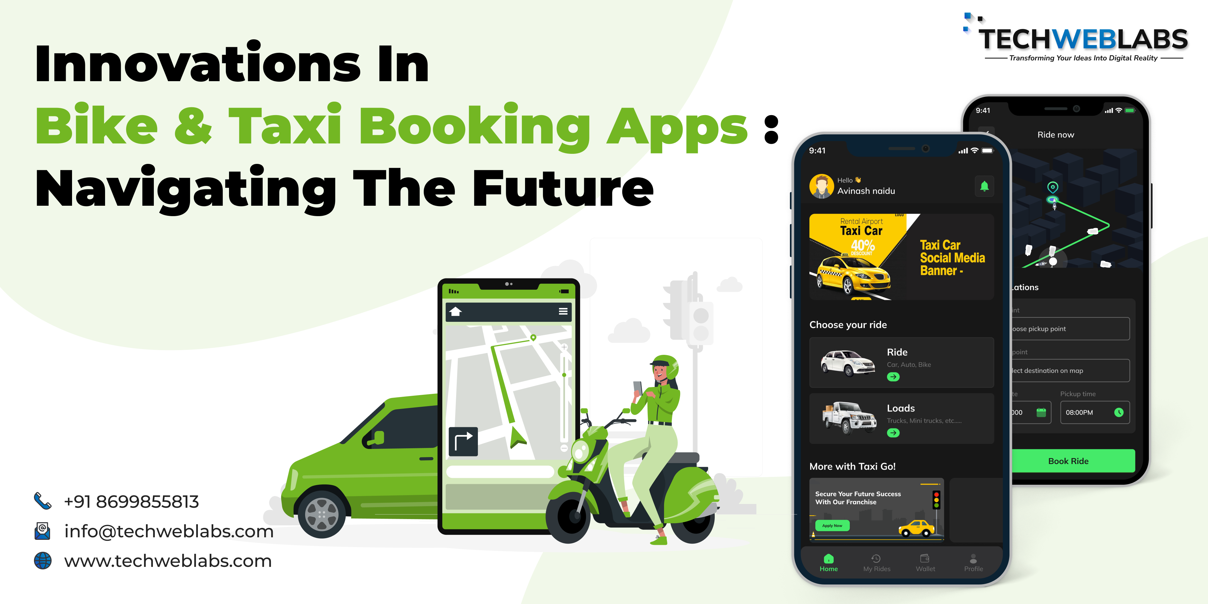 Innovations in Bike & Taxi Booking Apps Navigating the Future